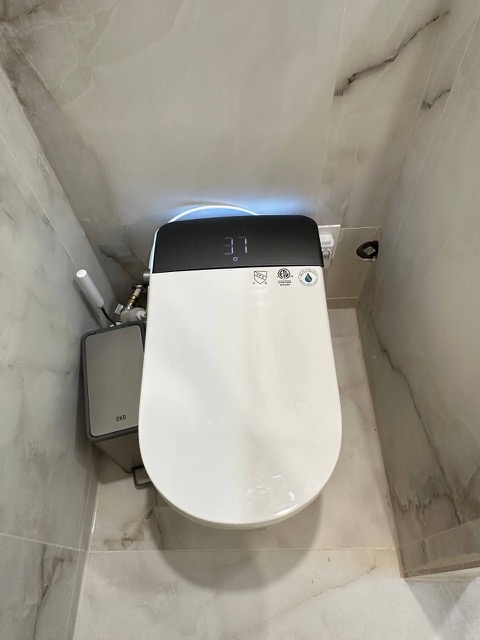Smart toilet in the second bathroom